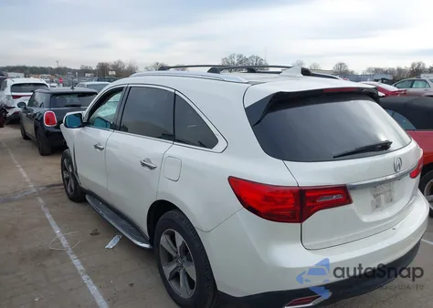 2014 Acura Mdx z USA, uszkodzony, nr VIN 5FRYD4H22EB015174